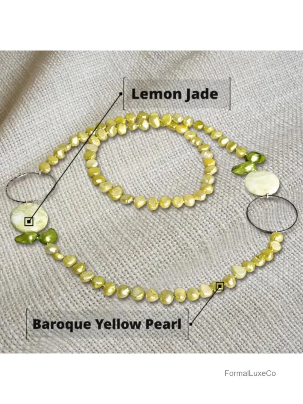 Handmade Freshwater Pearl Necklace Silver Beads 30 Inch Strand Gift for Women